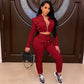 tracksuit two piece women set sexy