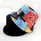 Unisex Cotton Bucket Hat Men Women Cashew Flowers Double-Sided Sun Cap Summer Panama Fashion Fold Sun Fishing Fisherman Hats