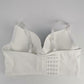 Colored Rhinestone Bustier Crop Top Spaghetti Strap Push Up Corset Vest
