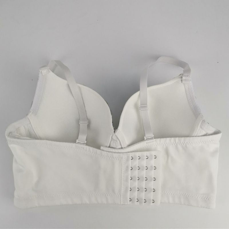 Colored Rhinestone Bustier Crop Top Spaghetti Strap Push Up Corset Vest