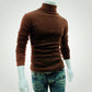Mens SweaterTurtleneck Solid Color