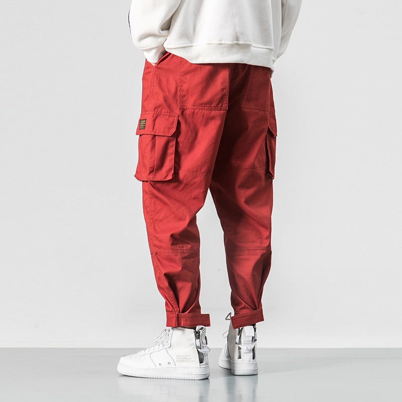 Men Multi-pocket  Harem Pants
