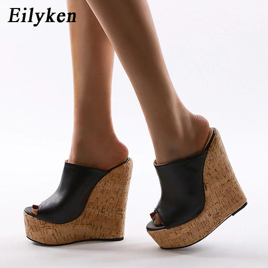 Outdoor Fashion Peep Toe Platform Women HEELS