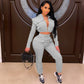 tracksuit two piece women set sexy