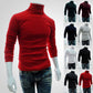 Mens SweaterTurtleneck Solid Color