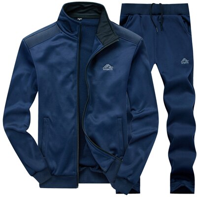 Men Sets Fashion  Sweatshirt +Sweatpants