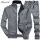 Men Sets Fashion  Sweatshirt +Sweatpants