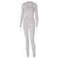 Winter Women Sport Fitness 2 Two Piece Set