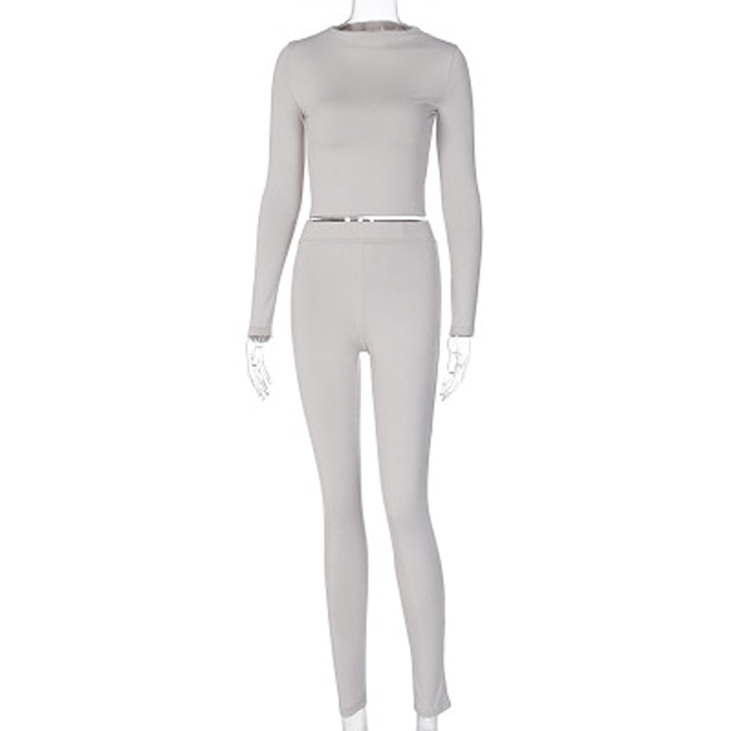 Winter Women Sport Fitness 2 Two Piece Set