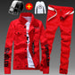 Men Slim Fit Denim Jacket Pants 2pcs Set