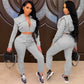 tracksuit two piece women set sexy