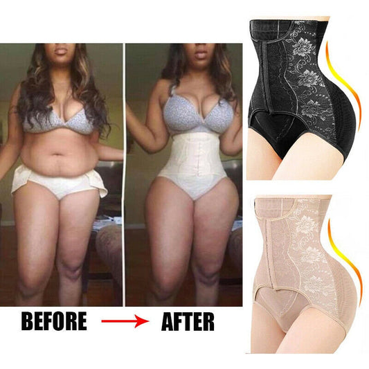 Faja Women Waist Trainer Body Shaper Butt Lifter High Waist Control