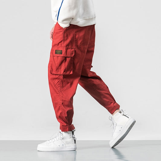Men Multi-pocket  Harem Pants