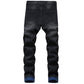 Men Ripped Jeans Autumn Designer Slim Fit