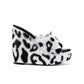 feminine high-heeled fur drag outdoor all-match shoes slippers round head wedges with mink fur ms slippers