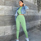 Winter Women Sport Fitness 2 Two Piece Set