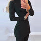 Knitted 2 Piece Suits Women Long Sleeve Set Fashion Outfit