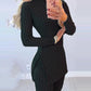 Knitted 2 Piece Suits Women Long Sleeve Set Fashion Outfit