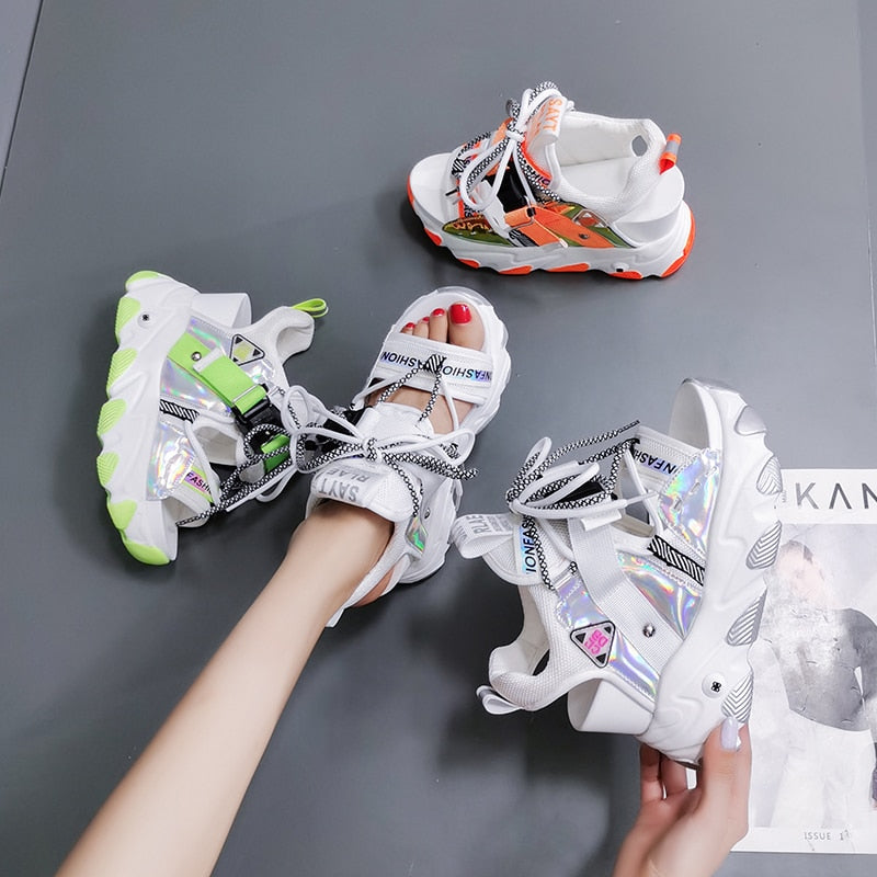 Chunky Platform Designers New Brand  heel shoes