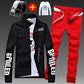 Men Slim Fit Denim Jacket Pants 2pcs Set