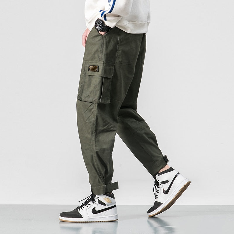 Men Multi-pocket  Harem Pants