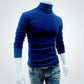 Mens SweaterTurtleneck Solid Color