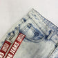 Men trendy street ripped jeans