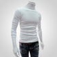 Mens SweaterTurtleneck Solid Color