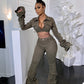 stacked leggings fall clothes for women set
