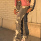 Cotton Hole Jeans Women