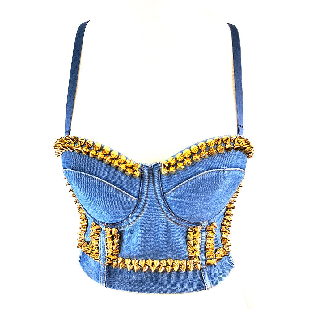 crop top sexy lux style jeans