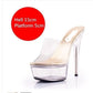 Clear SexY Dance 15cm High Plus Size HEELS