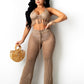 Sexy Women Knitted Set Two PIECE