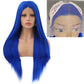 FROST HUMAN HAIR COLLECTION Charisma Blonde Wig Synthetic Lace Front Wig for Women Long Silky Straight Hair Natural Hairline Side Part Cosplay Wigs