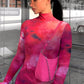 Mock Neck Bodycon Dress