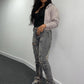 Cotton Hole Jeans Women