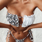 Bikini Pleated Bandeau Swimsuit