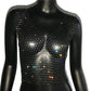 FestivalQueen Diamonds Mesh Cropped Tank Top