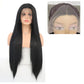 FROST HUMAN HAIR COLLECTION Charisma Blonde Wig Synthetic Lace Front Wig for Women Long Silky Straight Hair Natural Hairline Side Part Cosplay Wigs