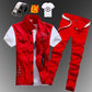 Mens  Casual Denim Vest Jeans Pants Slim Fit Two Piece Set