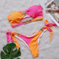 Push Up  2023 Luxury Rhinestone Bikini Women Swimwear Brazilian Bathing Suit