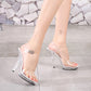 Clear SexY Dance 15cm High Plus Size HEELS