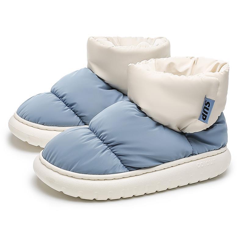 Winter 2022 Platform Warm Fur Shoes for Female Rainproof Cloth Comfortable Soft Plush Chunky Women&#39;s Snow Boot