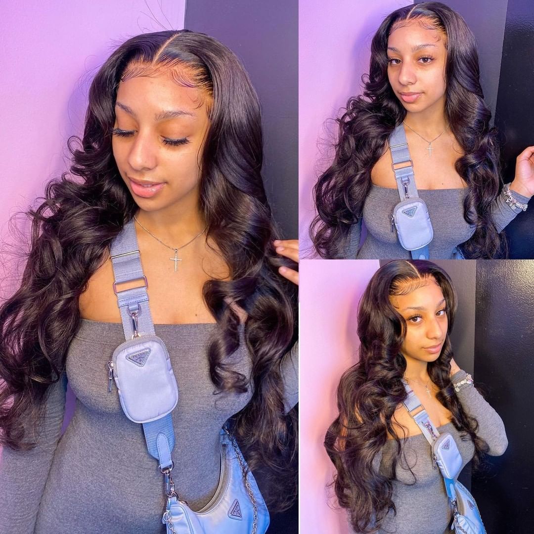 FROST HUMAN HAIR COLLECTION 30 40 Inch Body Wave Lace Front Wigs for Women Human Hair Wigs Brazilian Hair 13x4 Full Hd Lace Frontal Wig Loose Body Wave Wig