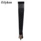Crystal Rhinestone Stretch Fabric Sexy High Heels