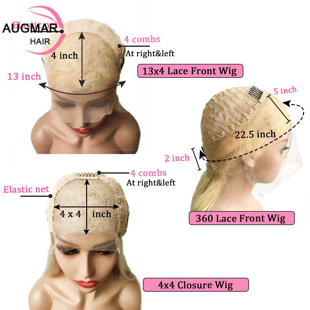 FROSTYYY HUMAN HAIR COLLECTION Short Ash Blonde 360 Lace Frontal Wig Brown Highlight Wig Human Hair 13x4 Straight Bob Wig Lace Front Human Hair Wigs For Women