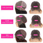 FROST HUMAN HAIR COLLECTION Green Highlight Wig Human Hair Colored Green 13x4 Lace Front Human Hair Wigs for Women Peruvian Remy Wavy Full Lace Wigs