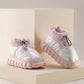 Winter 2022 Platform Warm Fur Shoes for Female Rainproof Cloth Comfortable Soft Plush Chunky Women&#39;s Snow Boot