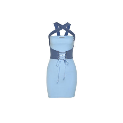 Hot Girl Style Sexy Open Back Lace Up