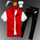 Mens  Casual Denim Vest Jeans Pants Slim Fit Two Piece Set